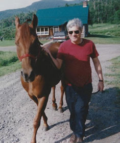 picture of James Mele and horse
